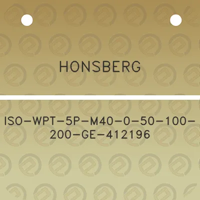 honsberg-iso-wpt-5p-m40-0-50-100-200-ge-412196