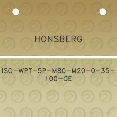 honsberg-iso-wpt-5p-m80-m20-0-35-100-ge