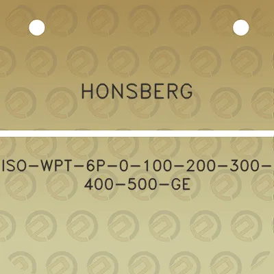 honsberg-iso-wpt-6p-0-100-200-300-400-500-ge