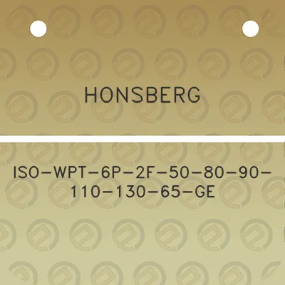 honsberg-iso-wpt-6p-2f-50-80-90-110-130-65-ge