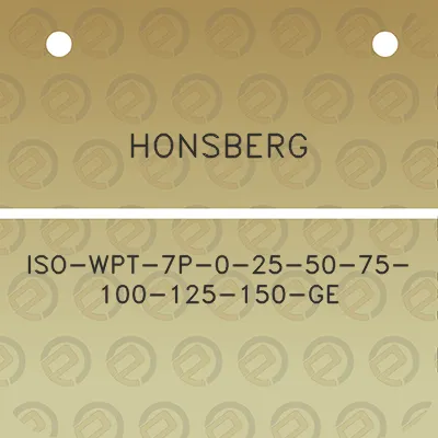 honsberg-iso-wpt-7p-0-25-50-75-100-125-150-ge