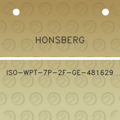 honsberg-iso-wpt-7p-2f-ge-481629