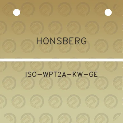 honsberg-iso-wpt2a-kw-ge