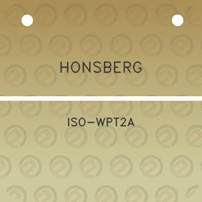 honsberg-iso-wpt2a