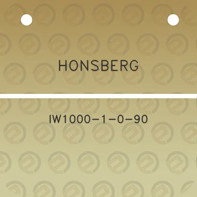 honsberg-iw1000-1-0-90