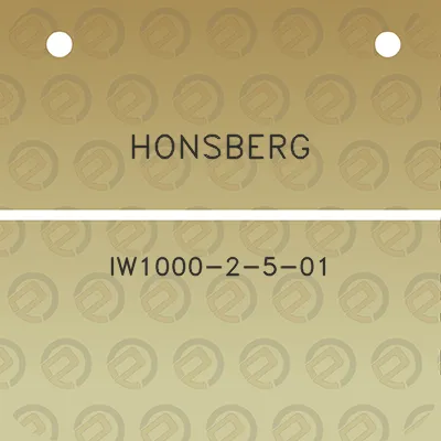 honsberg-iw1000-2-5-01