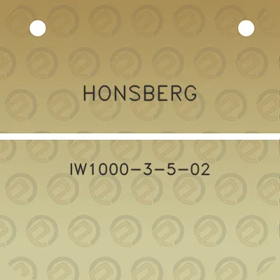 honsberg-iw1000-3-5-02