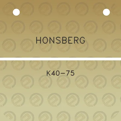 honsberg-k40-75