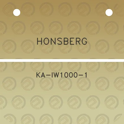 honsberg-ka-iw1000-1