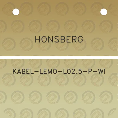 honsberg-kabel-lemo-l025-p-wi