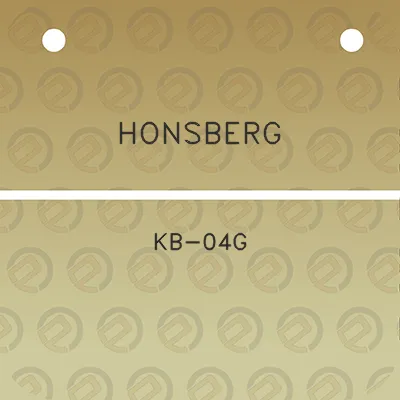 honsberg-kb-04g