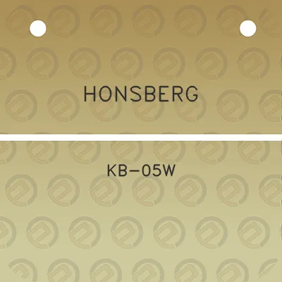 honsberg-kb-05w