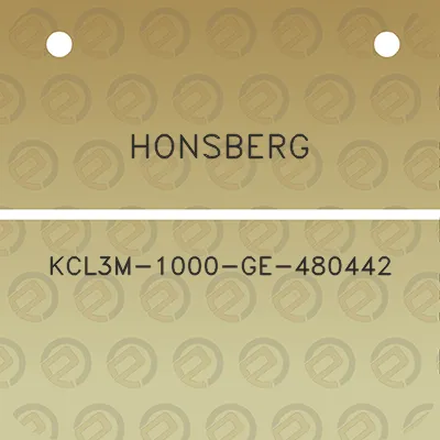 honsberg-kcl3m-1000-ge-480442