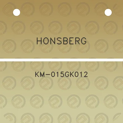 honsberg-km-015gk012