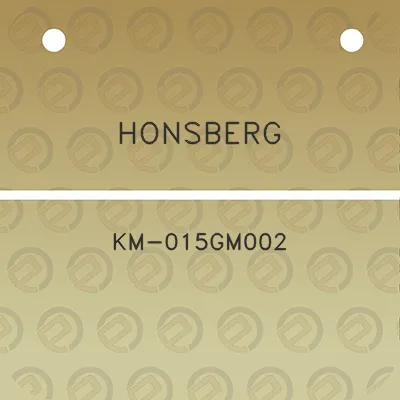 honsberg-km-015gm002