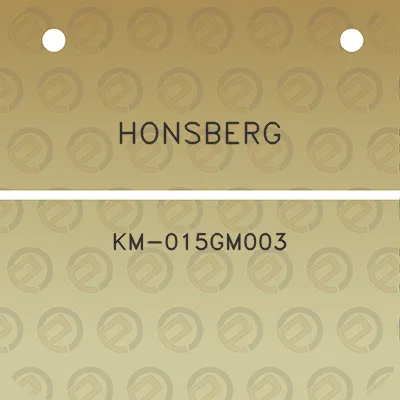 honsberg-km-015gm003