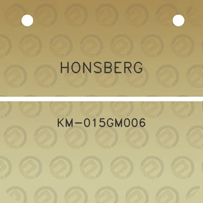 honsberg-km-015gm006