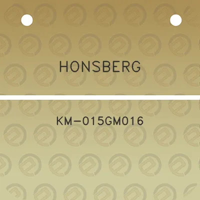 honsberg-km-015gm016