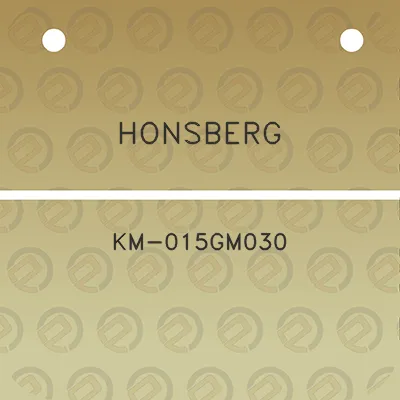 honsberg-km-015gm030