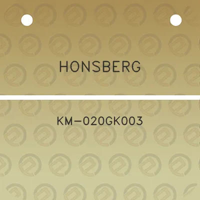 honsberg-km-020gk003