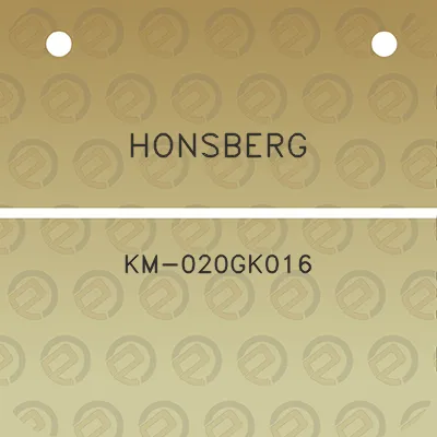 honsberg-km-020gk016