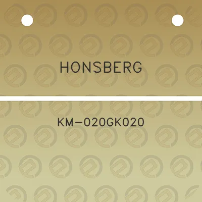 honsberg-km-020gk020