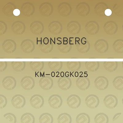 honsberg-km-020gk025