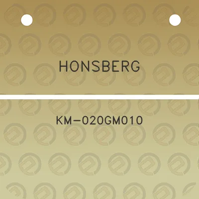 honsberg-km-020gm010