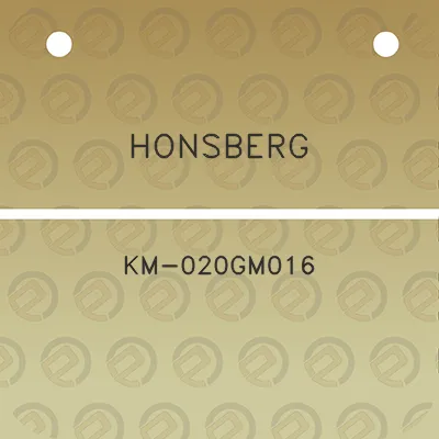 honsberg-km-020gm016