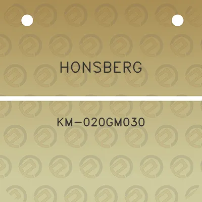 honsberg-km-020gm030