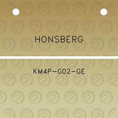 honsberg-km4p-g02-ge