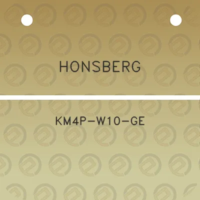 honsberg-km4p-w10-ge