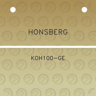 honsberg-koh100-ge