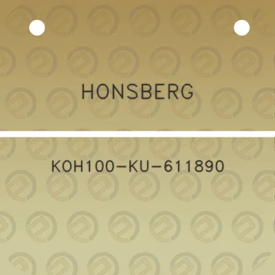 honsberg-koh100-ku-611890