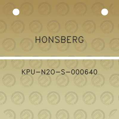 honsberg-kpu-n2o-s-000640