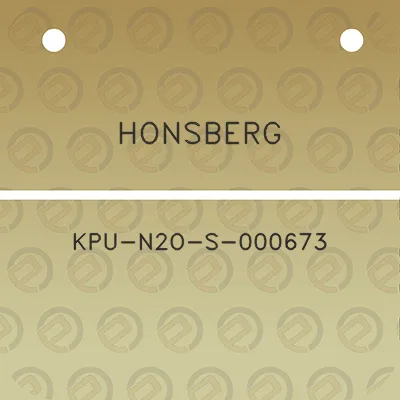 honsberg-kpu-n2o-s-000673