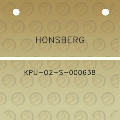 honsberg-kpu-o2-s-000638