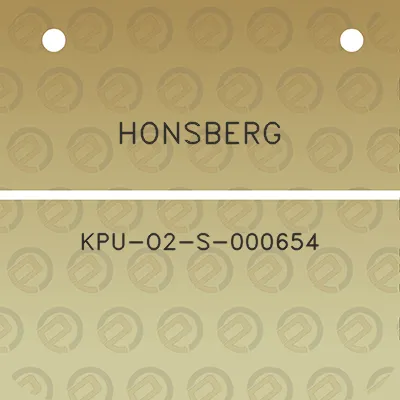 honsberg-kpu-o2-s-000654