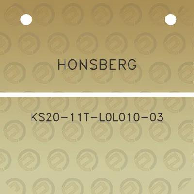 honsberg-ks20-11t-l0l010-03