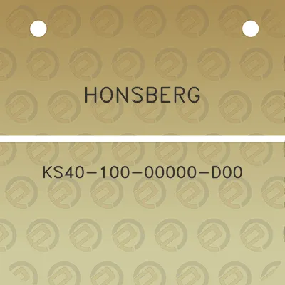 honsberg-ks40-100-00000-d00