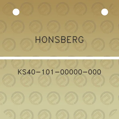 honsberg-ks40-101-00000-000