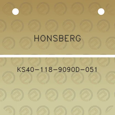 honsberg-ks40-118-9090d-051