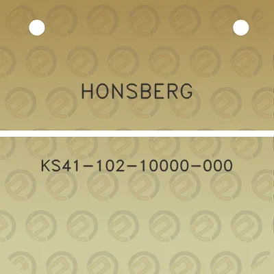 honsberg-ks41-102-10000-000