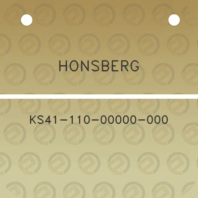 honsberg-ks41-110-00000-000