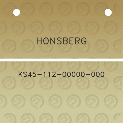 honsberg-ks45-112-00000-000