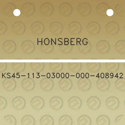 honsberg-ks45-113-03000-000-408942