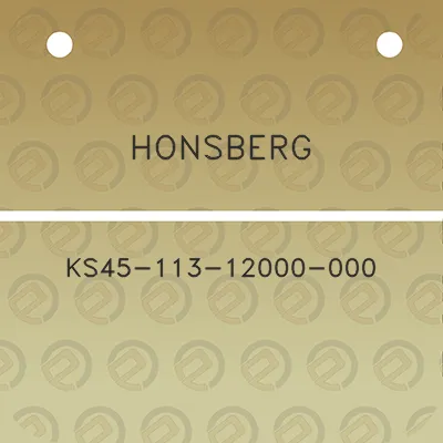 honsberg-ks45-113-12000-000