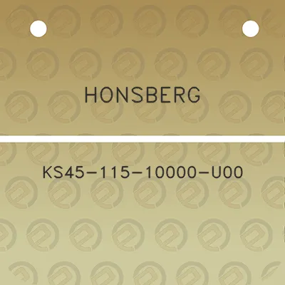 honsberg-ks45-115-10000-u00