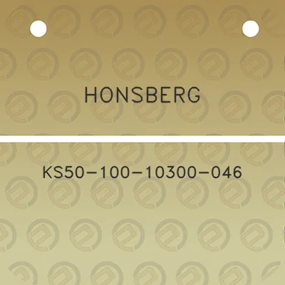 honsberg-ks50-100-10300-046