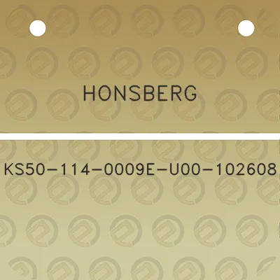 honsberg-ks50-114-0009e-u00-102608